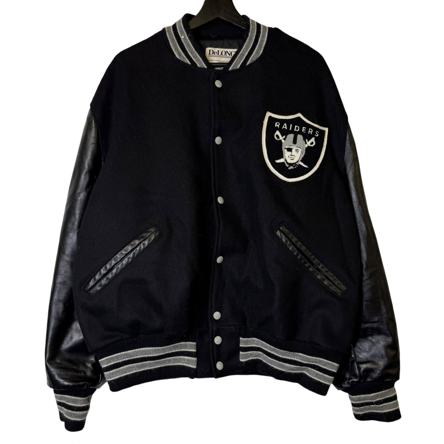 90s Los Angeles Raiders NFL Letterman Jacket