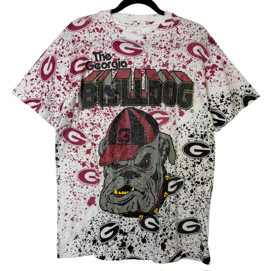 90's Georgia Bulldogs NCAA T-Shirt Sz L (B2160)