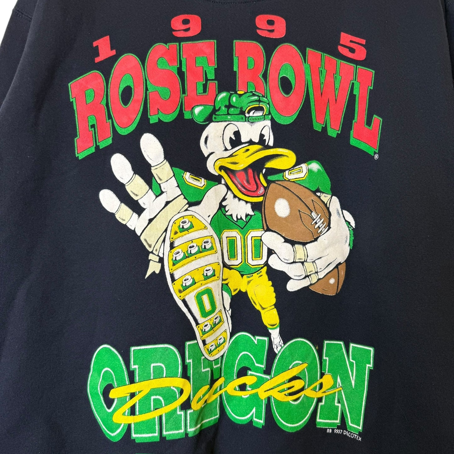 1995 Oregon Ducks Rose Bowl Crewneck Sz L (B1927)