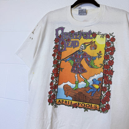 90's Grateful Dead April Fools TShirt Sz XL (B2509)