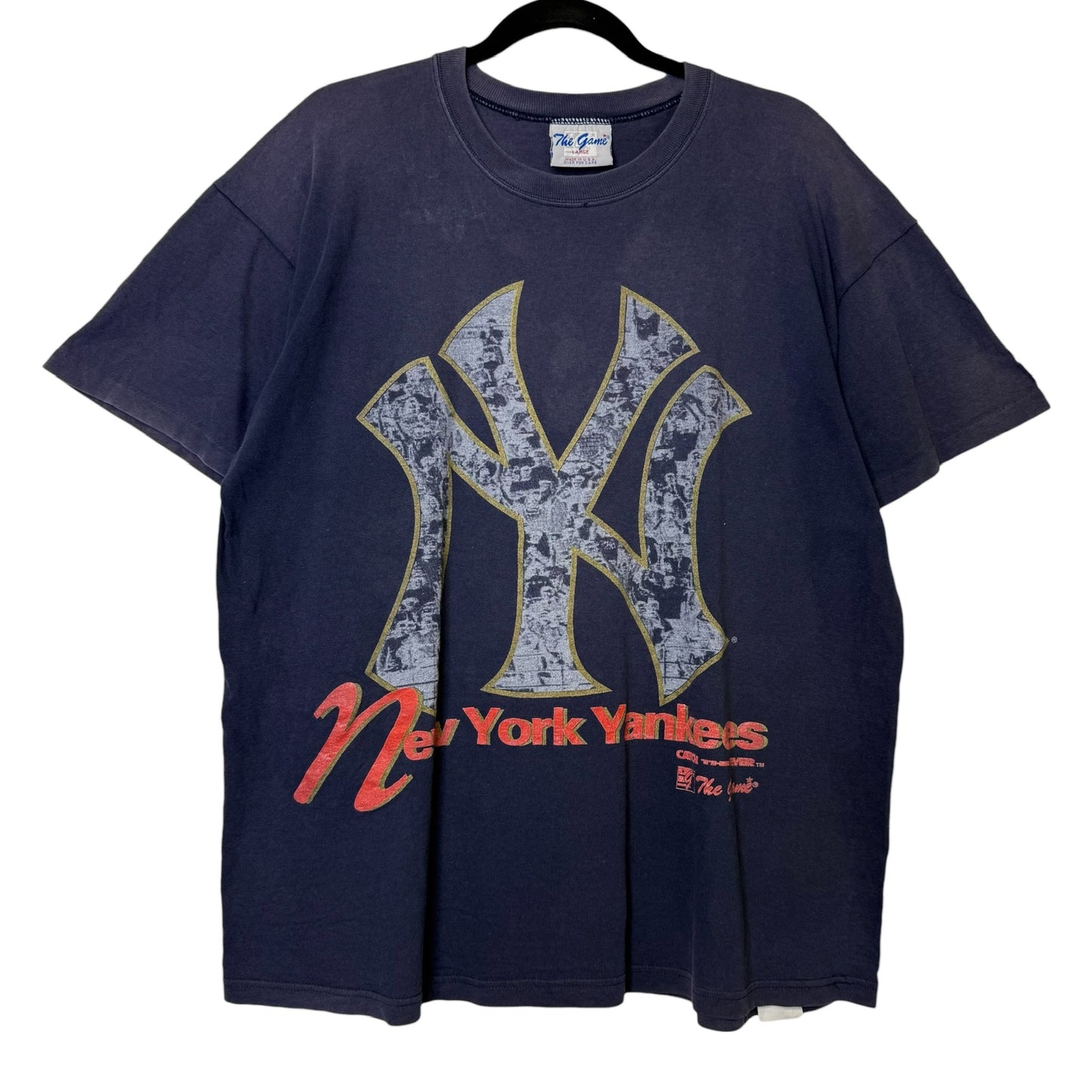 90's New York Yankees MLB T-shirt Sz L (A6350)