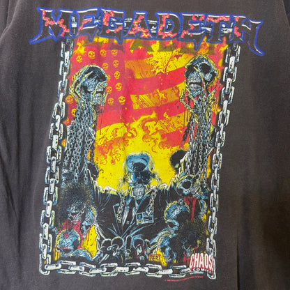1998 Megadeth Chaos Comics Band T-Shirt Sz XL (B658)