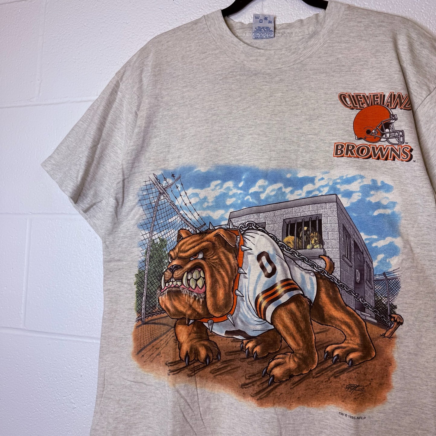 1995 Cleveland Browns NFL T-shirt Sz L (B2341)