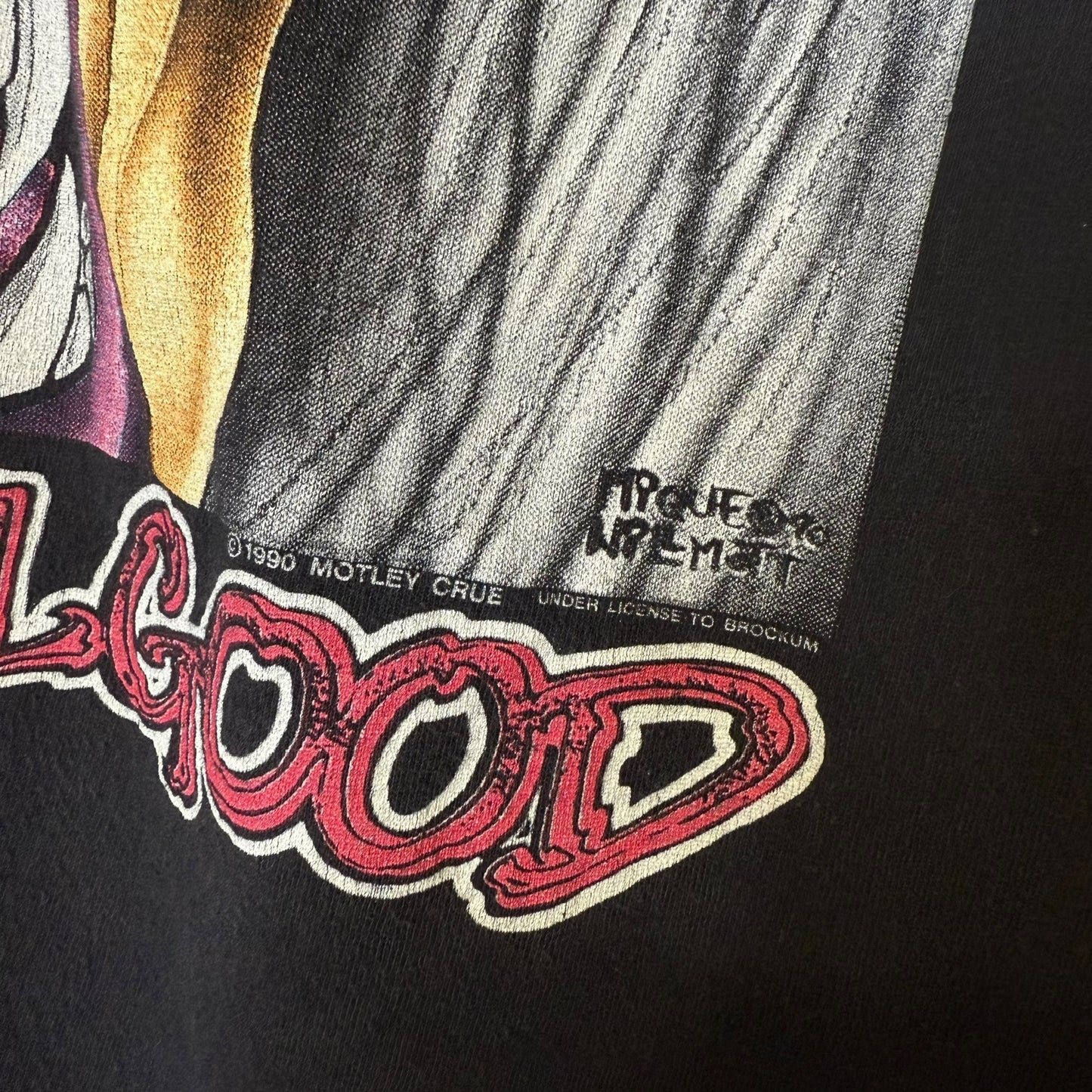 1990 Motley Crue Dr Feel Good T-Shirt Sz XL