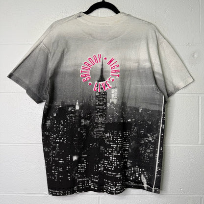90s Saturday Night Live TV Show AOP T-Shirt Sz L