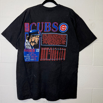 90’s Ryne Sandberg Chicago Cubs MLB T-Shirt Sz XL (B2316)
