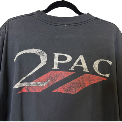 90s Tupac 2Pac Rap T-Shirt Sz L