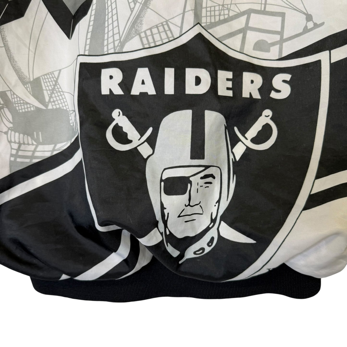 90s Los Angeles Raiders NFL Chalkline Fanimation Jacket