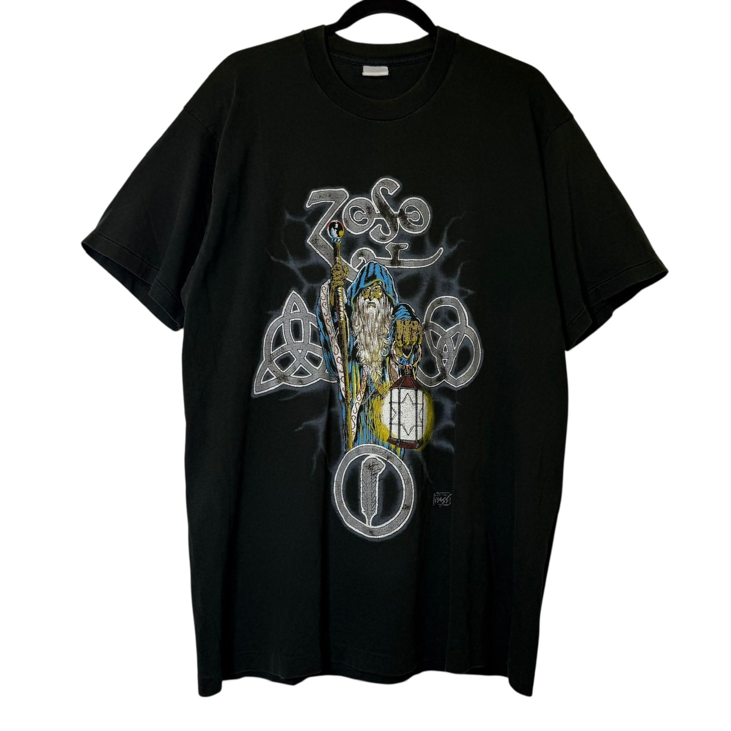 90's Led Zeppelin Backstage Pass T-Shirt Sz XL