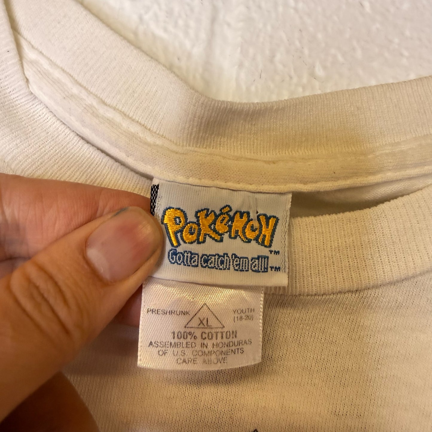 1999 Pokemon Nintendo T-shirt Sz XL (B1646)