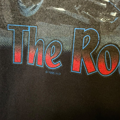 1995 Harley Davidson A Woman's Place is.. T-shirt Sz L (B590)