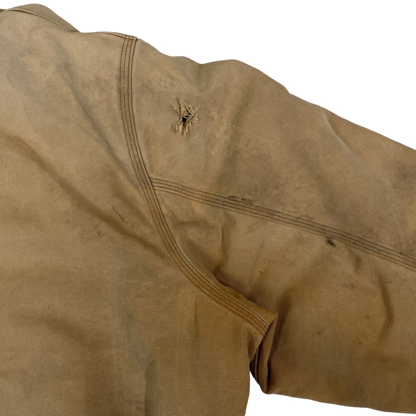 Carhartt Hooded Jacket Tan Sz XL (A2459)