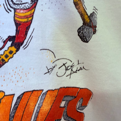 90’s Miami Hurricanes vs Florida Seminoles T-Shirt Sz L (B2465)