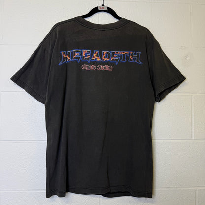 1998 Megadeth Chaos Comics Band T-Shirt Sz XL (B658)