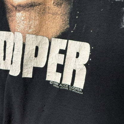 1989 Alice Cooper Trashes Tour T-shirt Sz M (B1320)