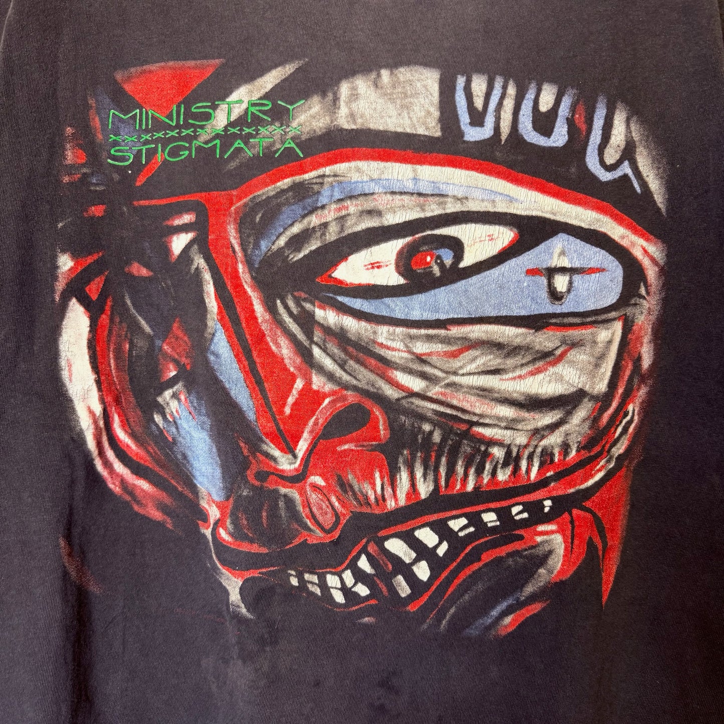 90s Ministry Stigmata Band T-Shirt Sz XL