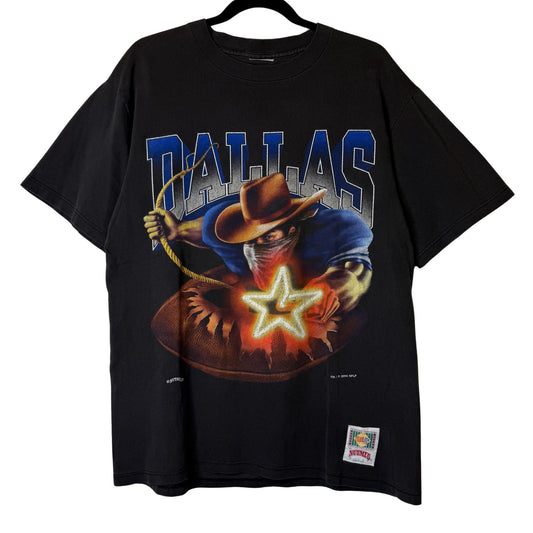 1994 Dallas Cowboys Nutmeg Breakthrough NFL T-shirt Sz L (B2410)