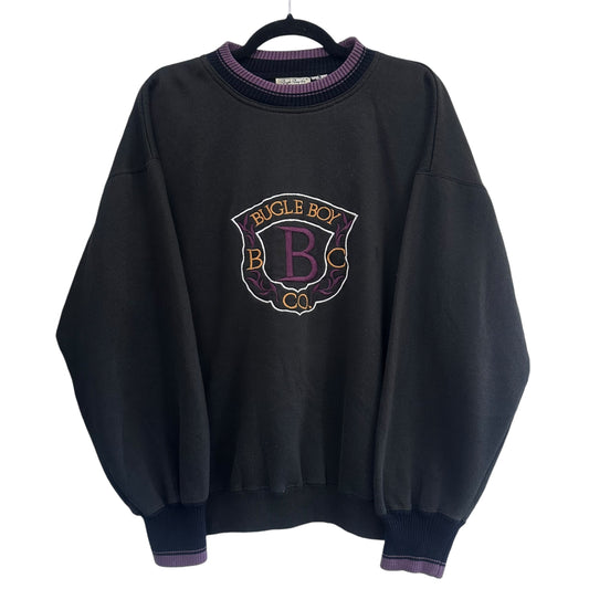 90s Bugle Boy Crewneck Sz L (A2640)