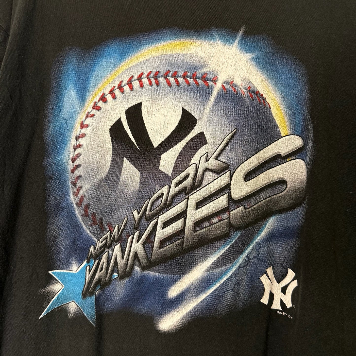 2000 New York Yankees MLB T-shirt Sz XL (B1679)