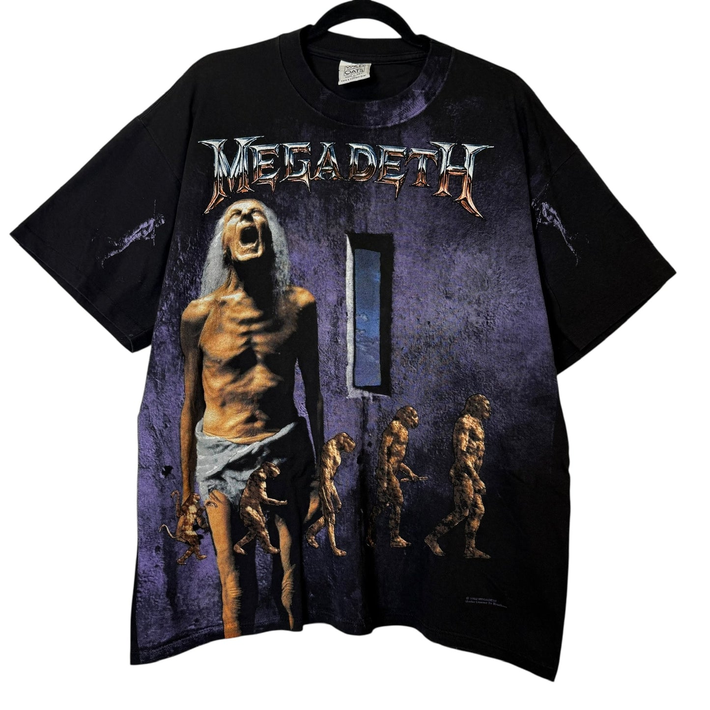 1992 Megadeth Countdown to Extinction AOP T-Shirt Sz XL