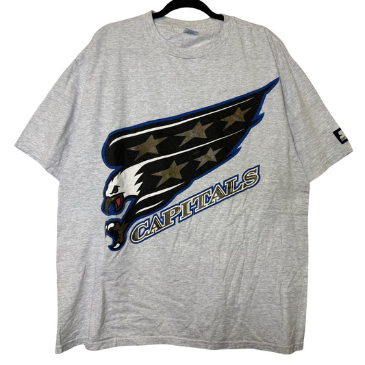 90s Washington Capitals NHL Starter T-shirt Sz XL (B2912)