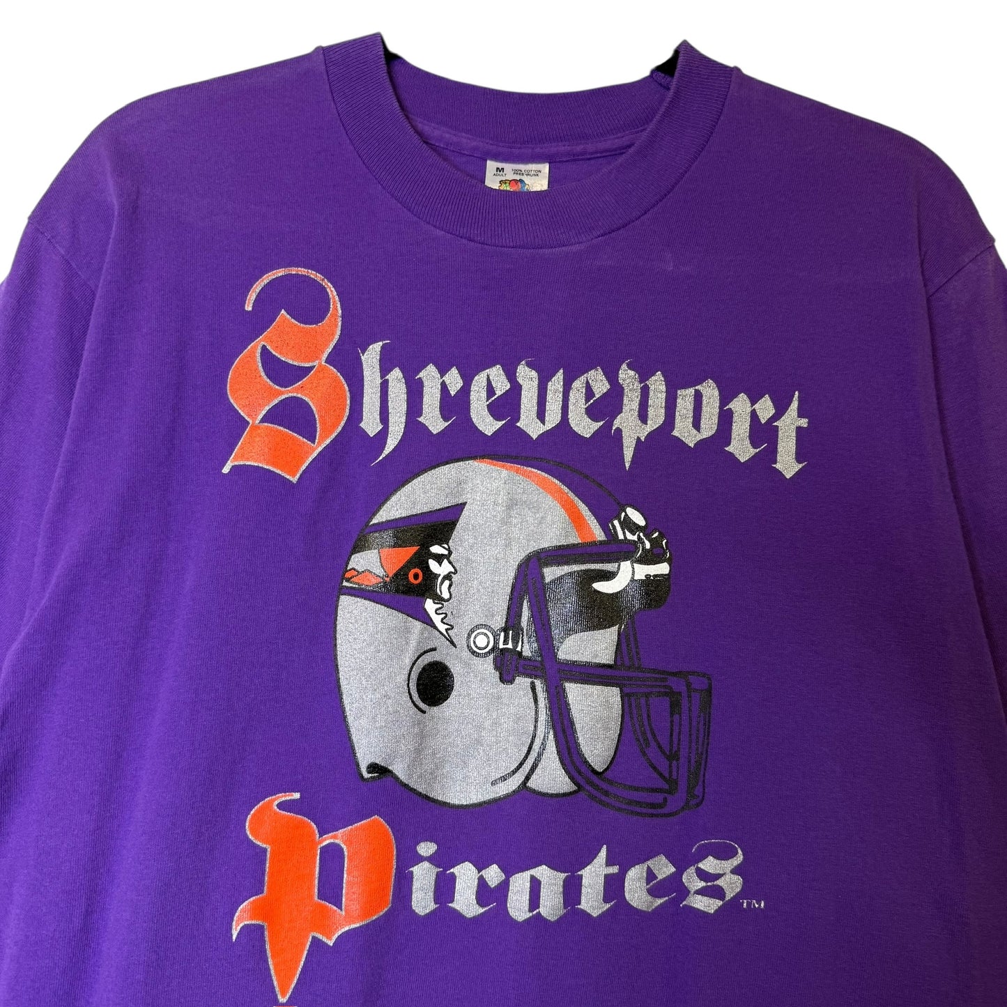 90's Shreveport Pirates Football T-Shirt Sz M (B1238)