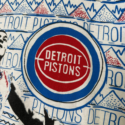 90's Isiah Thomas Detroit Pistons Magic Johnson T's AOP T-shirt Sz L