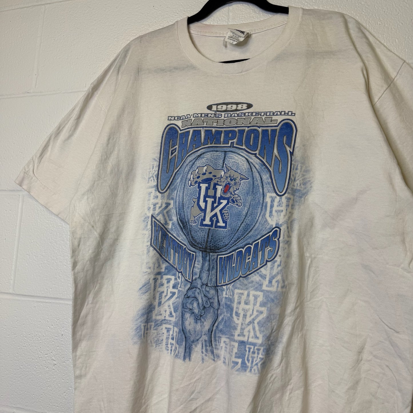 1998 Kentucky Wildcats Starter NCAA T-Shirt Sz L (B2150)