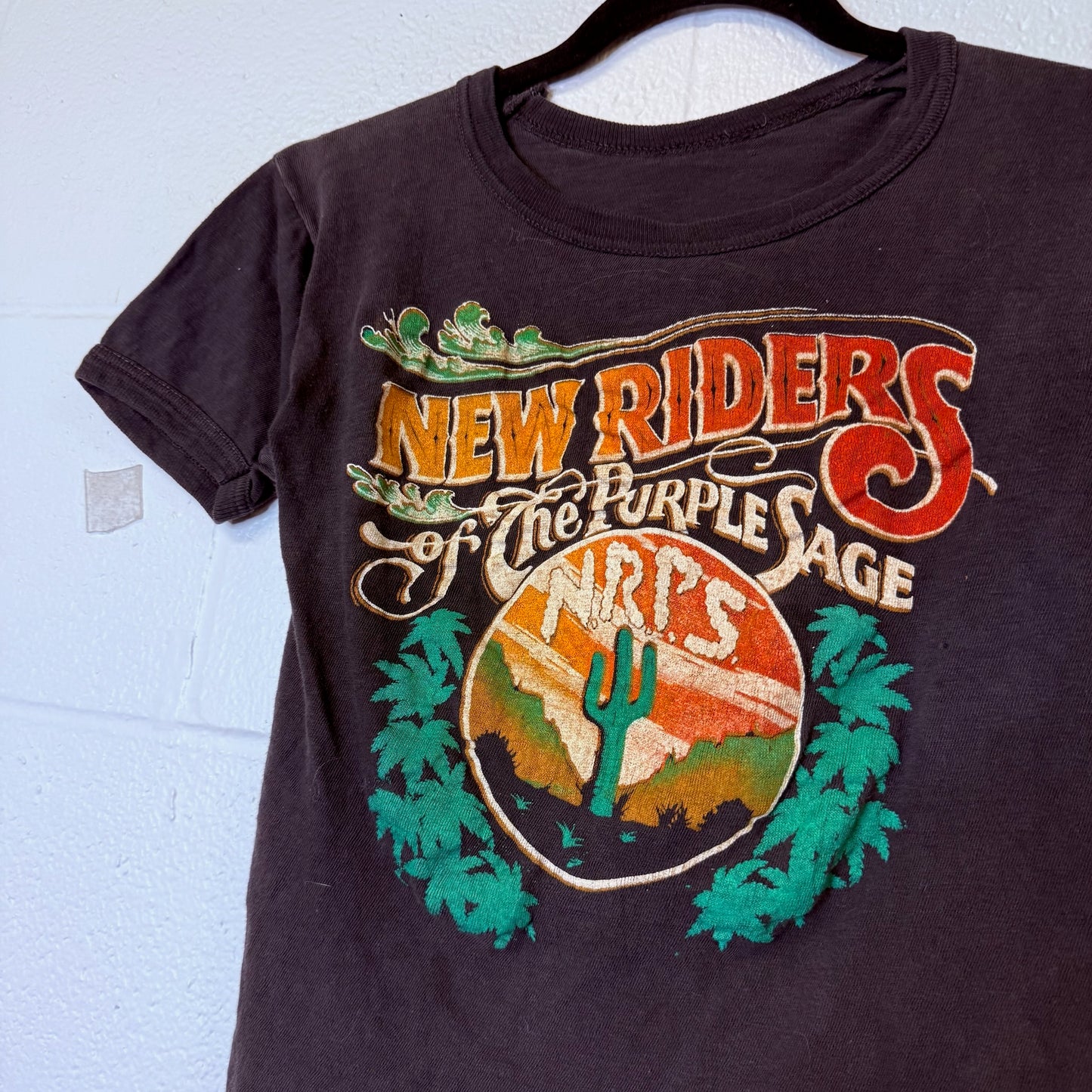 80s New Riders of The Purple Sage T-Shirt (B2502)