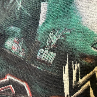 2000s The Rock NASCAR AOP WWF T-Shirt Sz 2XL (B2148)