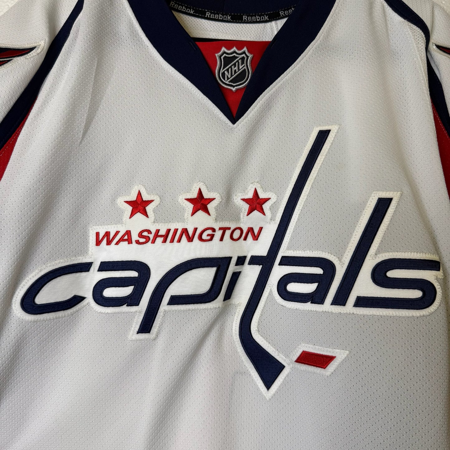 90s Washington Capitals Dale Byers NHL CCM Jersey Game Worn (B1965)
