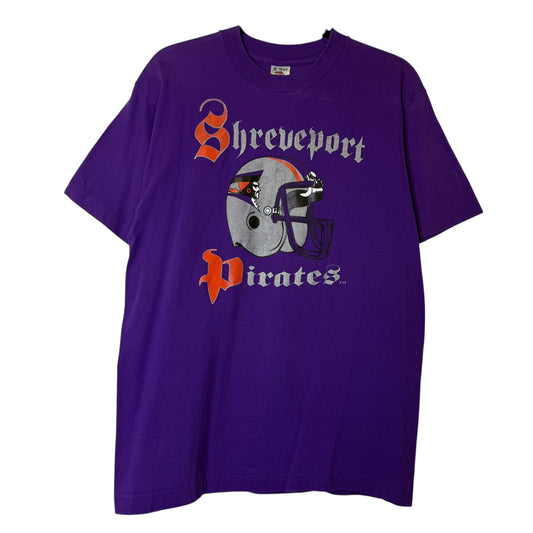 90's Shreveport Pirates Football T-Shirt Sz M (B1238)