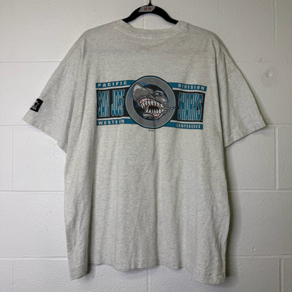 90's San Jose Sharks NHL Starter T-shirt Sz XL (B1684)