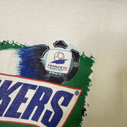 1998 FIFA World Cup Snickers Soccer T-Shirt Sz XL (B1631)