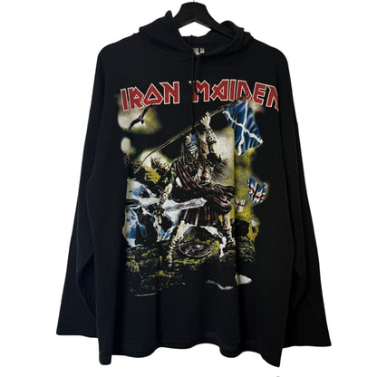 1998 Iron Maiden Euro Hoodie Sz L