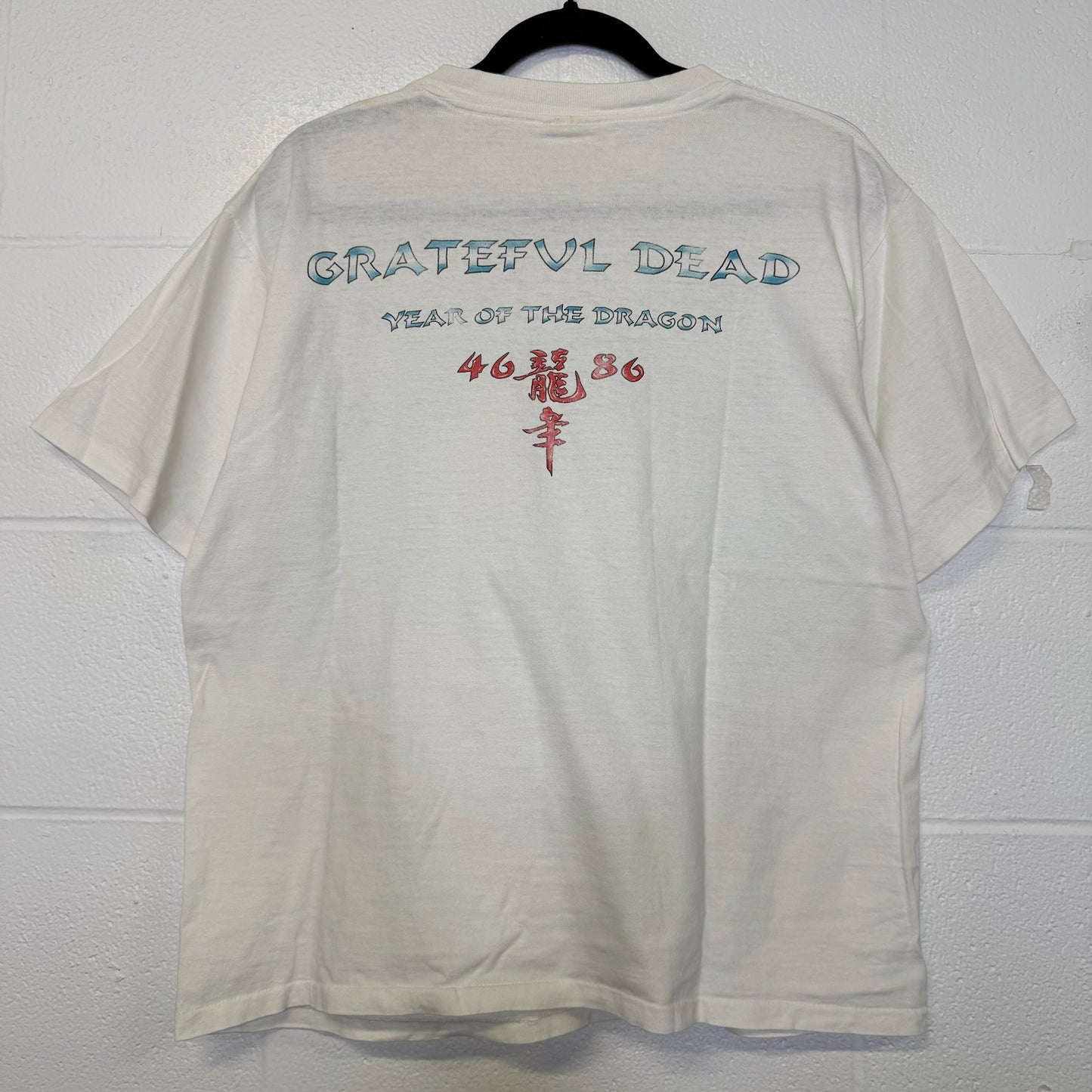 1988 Grateful Dead Year Of The Dragon Band T-Shirt Sz L