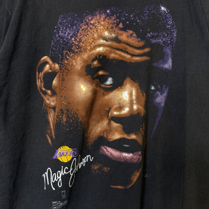 90s Magic Johnson LA Lakers Salem NBA T-Shirt Sz XL (A706)
