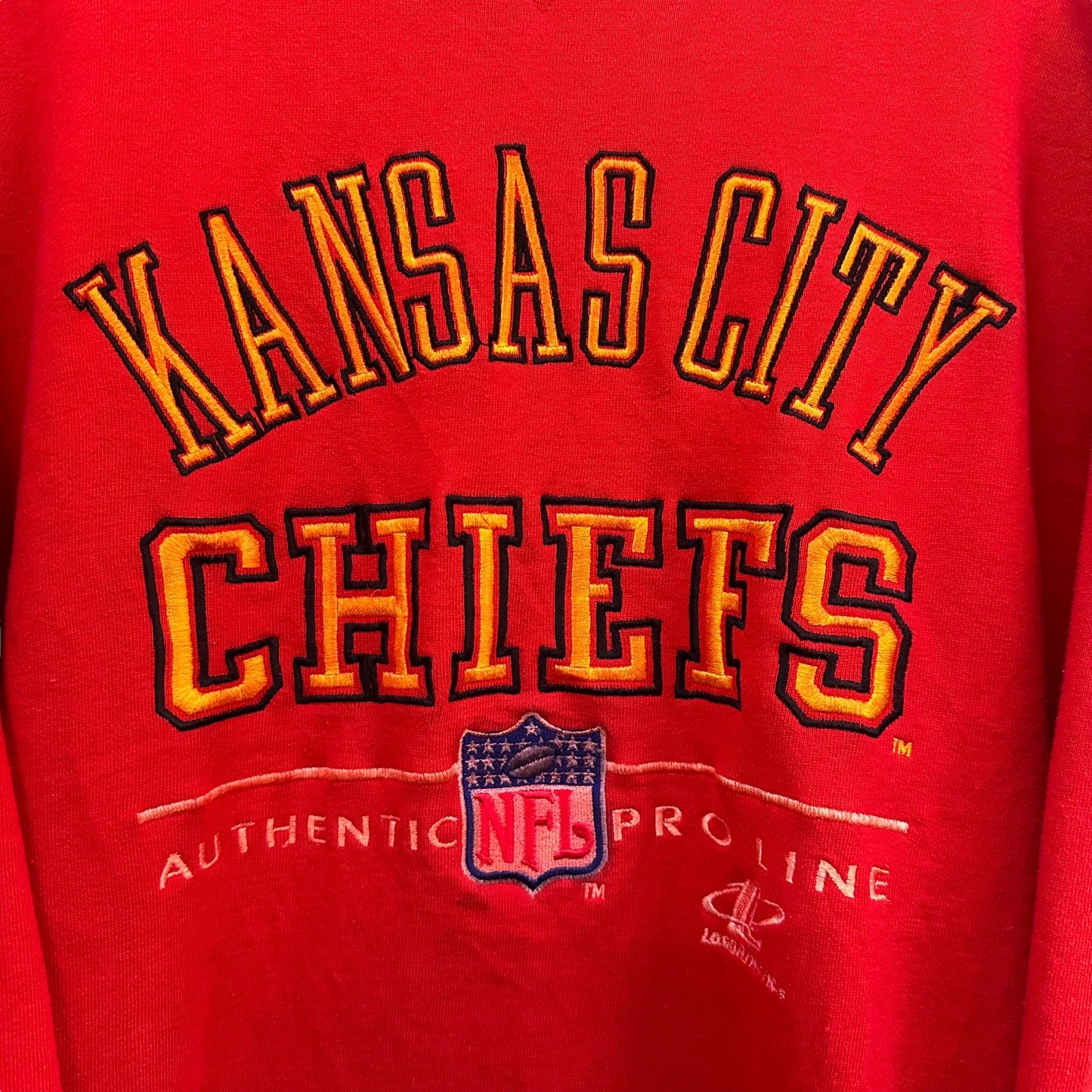 90s Kansas City Chiefs Crewneck Sz XL (A4417)