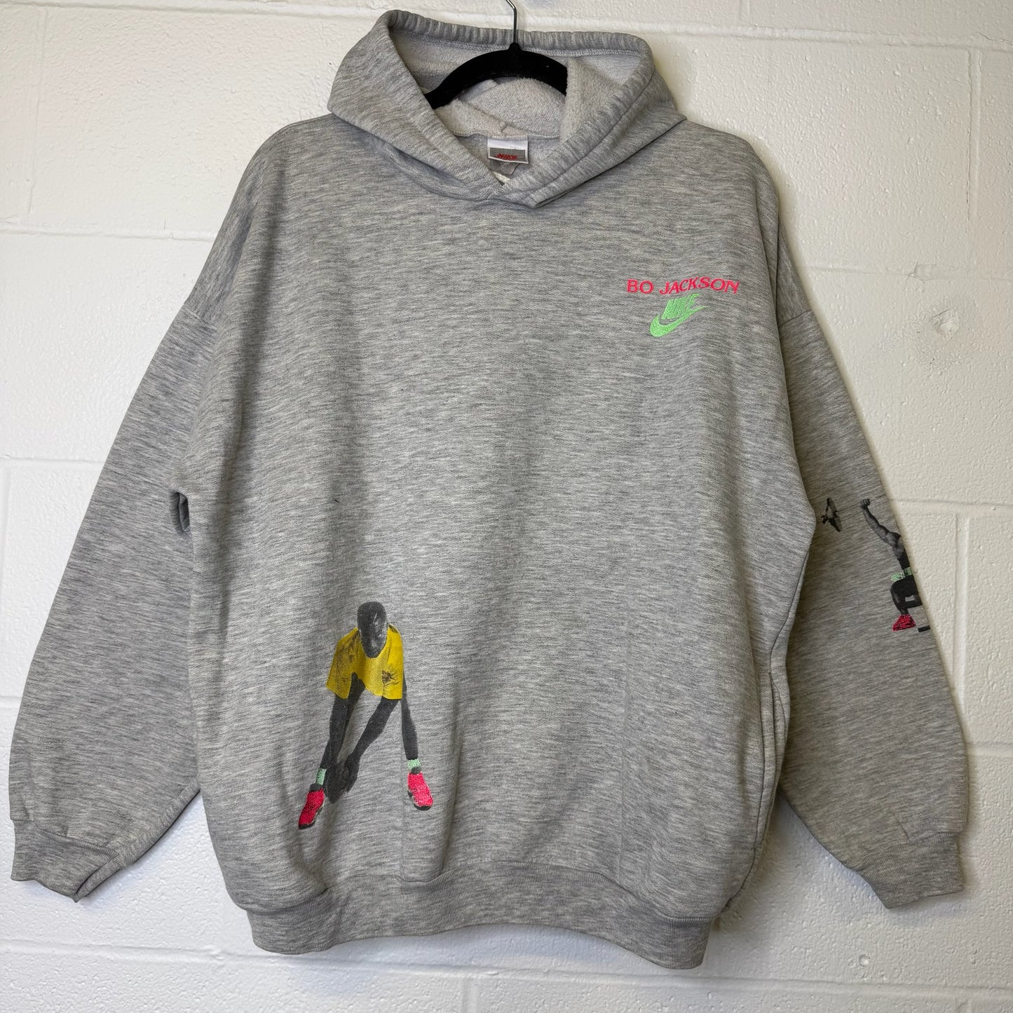80’s Bo Jackson Nike NFL Hoodie Sz L (A687)