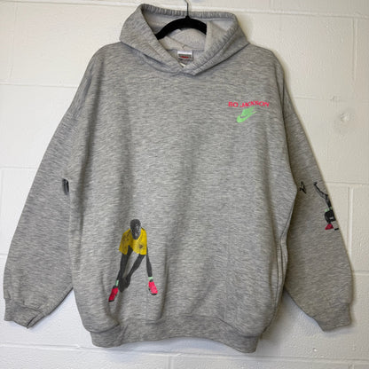 80’s Bo Jackson Nike NFL Hoodie Sz L (A687)