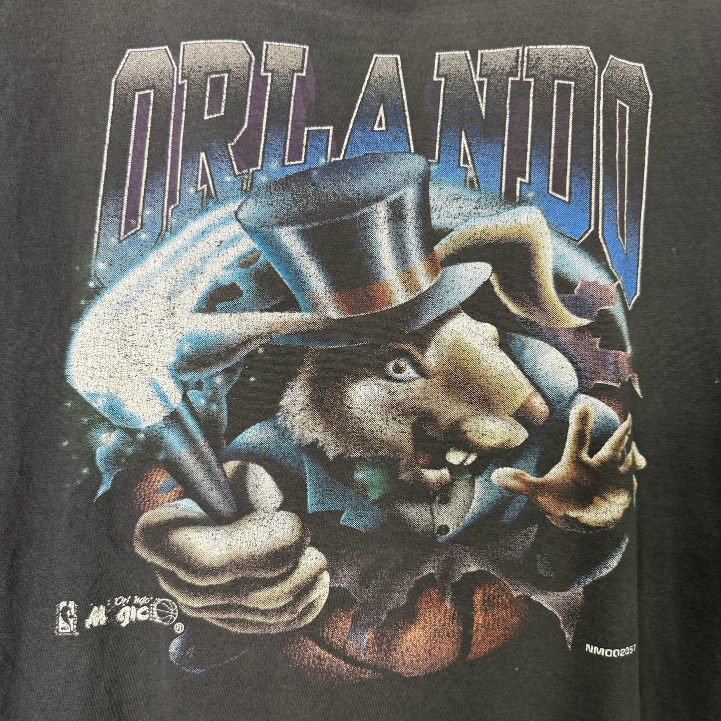 90s Orlando Magic Realistic Mascot NBA T-Shirt Sz XL