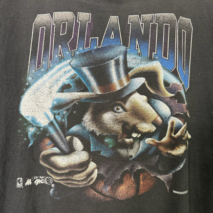 90s Orlando Magic Realistic Mascot NBA T-Shirt Sz XL