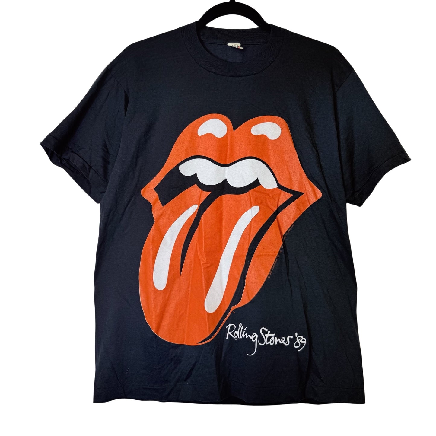 1989 Rolling Stones North American Tour T-Shirt Sz L ()