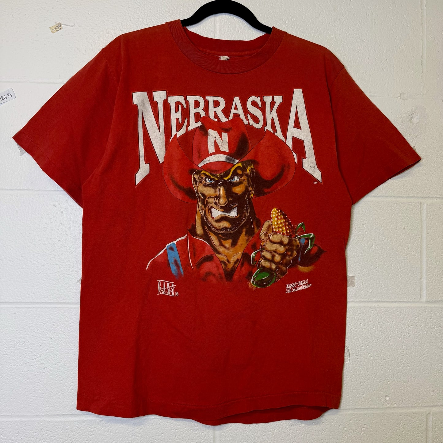 90's Nebraska Cornhuskers NCAA T-shirt Sz L (B2573)