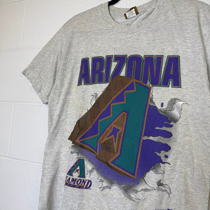 1995 Arizona Diamondbacks MLB Nutmeg Breakthrough T-Shirt Sz M (B2848)