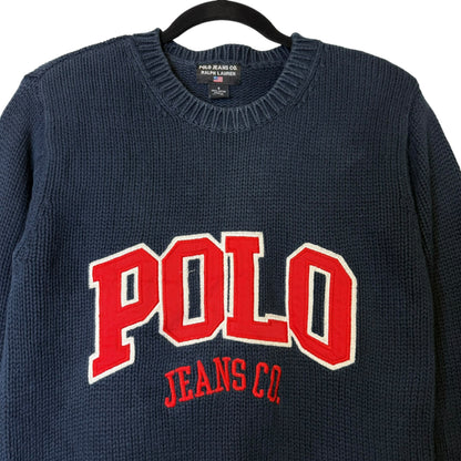 90's Polo Knit Sweater Sz S (B1924)