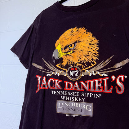 1980 Jack Daniels Whiskey T-Shirt Sz L (B1390)