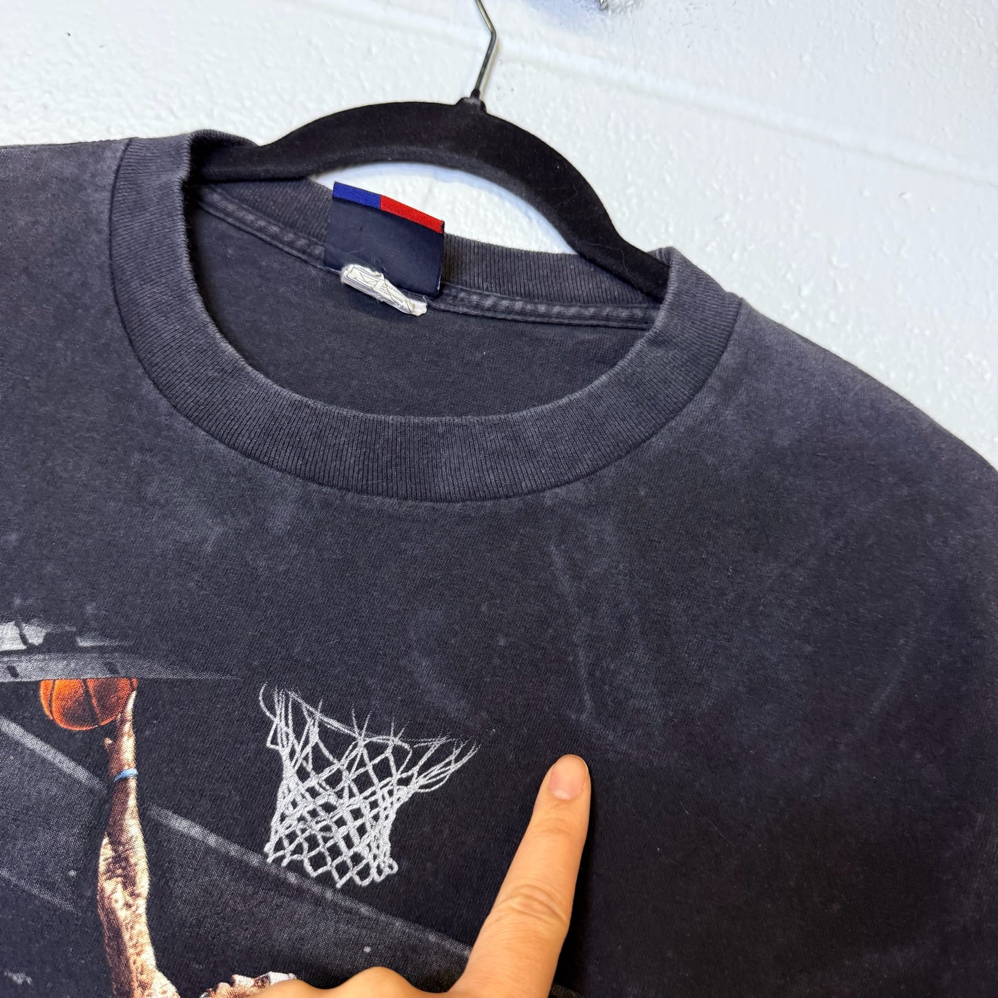 90s Denver Nuggets Chris Andersen Majestics T-Shirt (B2537)