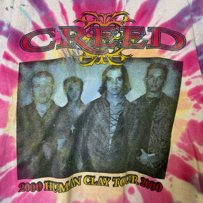2000 Creed Human Clay Tour T-shirt Sz XL (B1003)