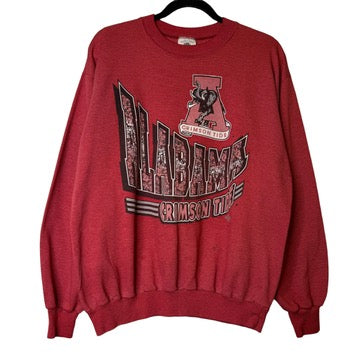 90's Alabama Crimson Tide Crewneck Sz L (B1686)